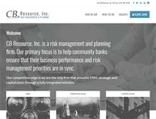 Tablet Screenshot of cb-resource.com